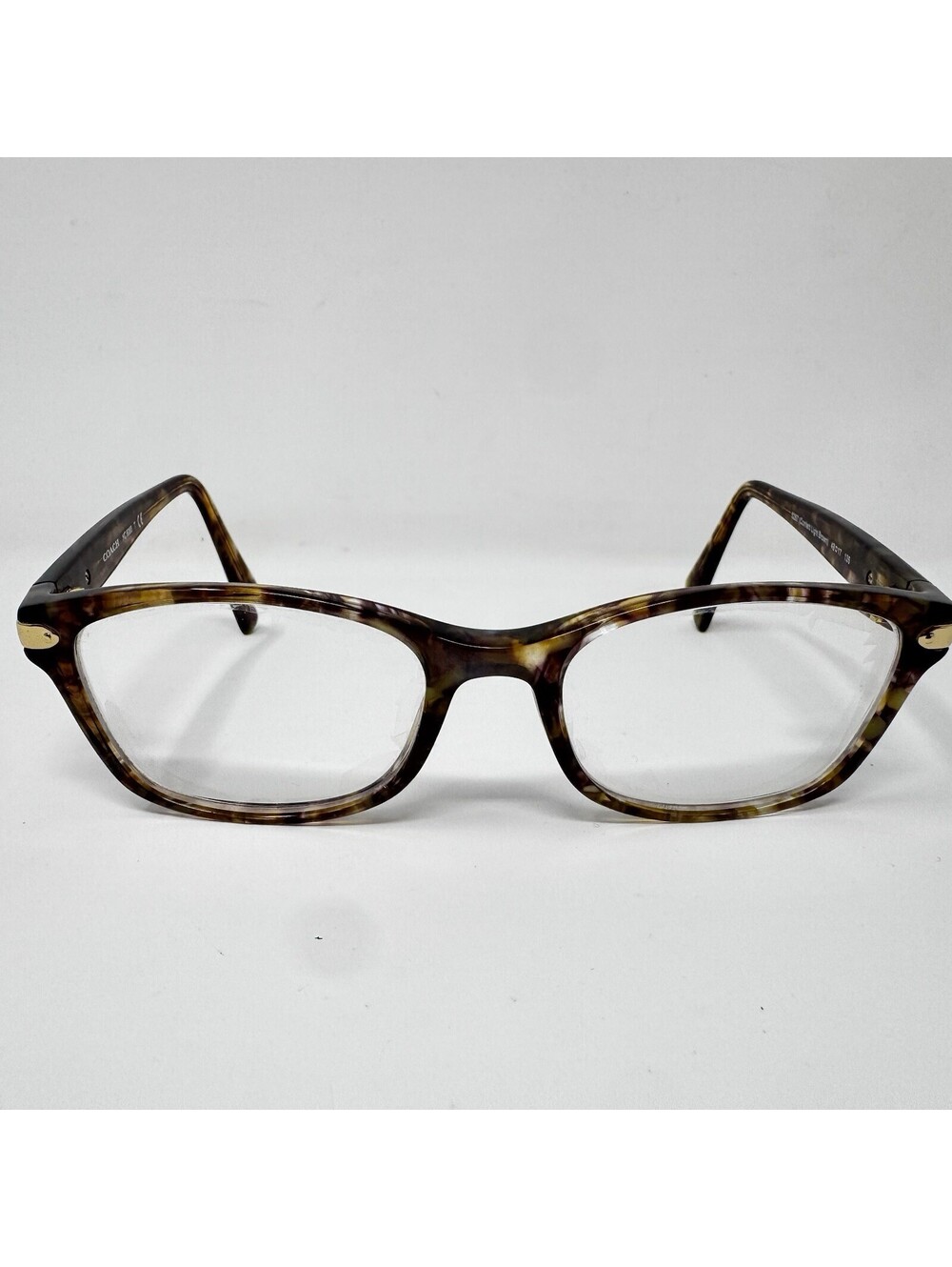 Coach HC6065 5287 Confetti Light Brown Eyeglass Frames 49-17-135